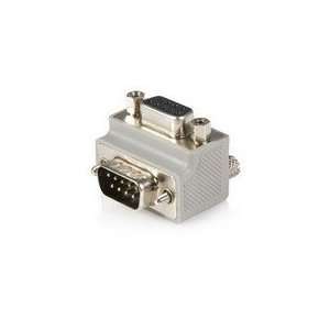    Right Angle DB9 to DB9 Cable Adapter Type 2   M/F Electronics