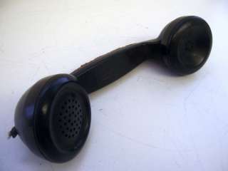 VINTAGE TELEPHONE HANDSET WESTERN ELECTRIC F1W CASE OLD  