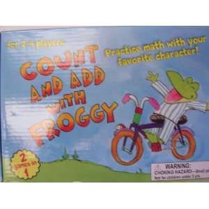  Froggy Math Count and Add Board Game 