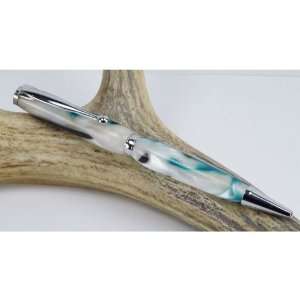  Cowabunga Acrylic Slimline Pen With a Chrome Finish 