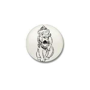  Cowardly Lion Wizard of oz Mini Button by  Patio 