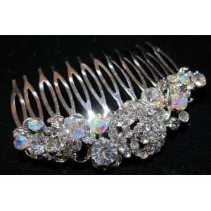  NEW Crystal Floral Bridal Hair Comb, Limited. Beauty