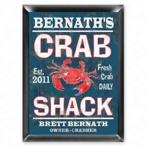  Personalized Crab Shack Traditional Pub Sign: Home 
