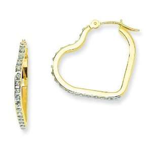  Gold IJ Diamond Hoop Earrings: Arts, Crafts & Sewing