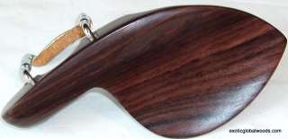 Pictures above are a fair example of One rosewood violin chinrest you 