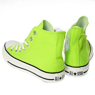 CONVERSE CT A/S HI ALL STAR MENS NEON GREEN SNEAKERS  