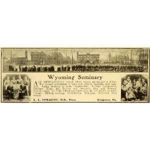  1920 Ad Wyoming Seminary School Institute Girls & Boys 