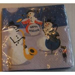  Shag Package of 20 Christman Snowman Party Napkins Health 