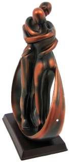 Abstract Kissing Couple Statue Woman Man Love  
