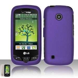 PURPLE HARD PLASTIC COVER CASE 4 LG COSMOS TOUCH VN270 ACCESSORY 