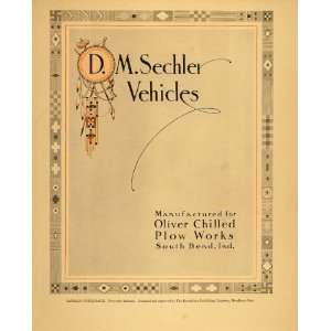  1913 Print D. M. Sechler Oliver Chilled Plow Works RARE 