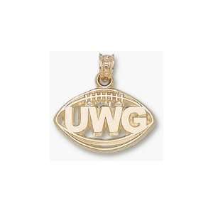  State Univ Of West Georgia Uwg Pierced Fball Charm 