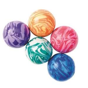  Psychedelic Hi Bounce Balls (Pack of 12) Toys & Games