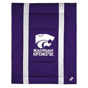  Kansas State Wildcats Sideline Comforter   Full/Queen Bed 