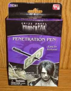 Penetrating Pen Criss Angel MindFreak easy to preform magic Trick 