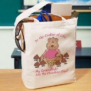    Cookies of Life Personalized Canvas Tote Bag: Everything Else