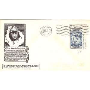 Scott #735a Linprint(5)First Day Cover; Byrd Antarctic Expedition; Feb 