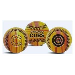  Chicago Cubs Wood Grain Baseball Sports Collectibles
