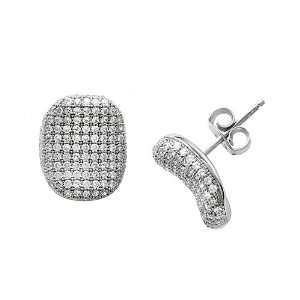 75 cttw Zoe R(tm) Sterling Silver Micro Pave Hand Set Cubic Zirconia 
