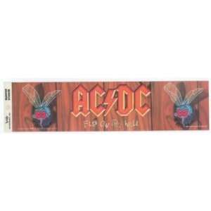 AC/DC Fly on the Wall Rare Vintage ACDC Bumper Sticker 