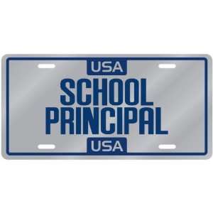  New  Usa School Principal  License Plate Occupations 