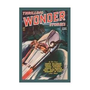 Thrilling Wonder Stories Sheena and the X Machine 12x18 
