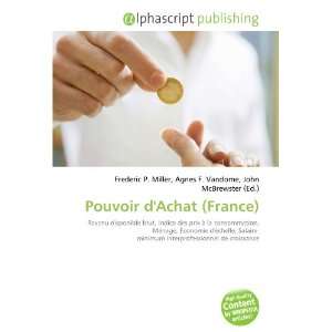  Pouvoir dAchat (France) (French Edition) (9786133869578 