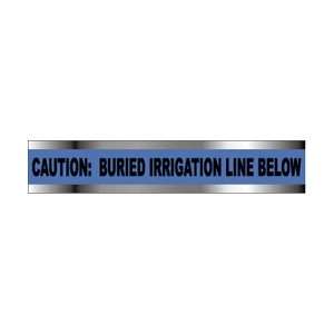   Detectable Underground Tape, Caution Irrigation Line Below, 2 X 1000