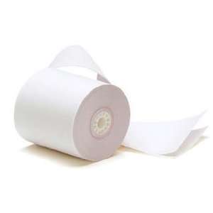  2 1/4 x 90 Recycled 2 ply White/White Paper (50 rolls 