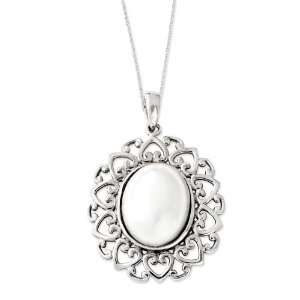 Sterling Silver The Pearl of Contentment Sentimental Expressions 