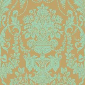    Decorate By Color BC1581456 Mint Damask Wallpaper