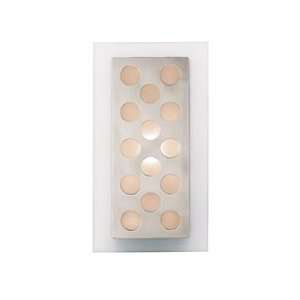   Dots Wall Fixture (Damp Location) Brushed Steel