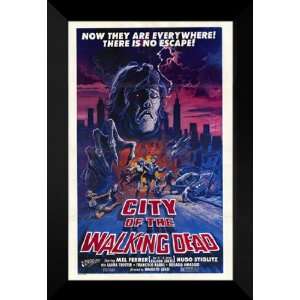  City of the Walking Dead 27x40 FRAMED Movie Poster   A 