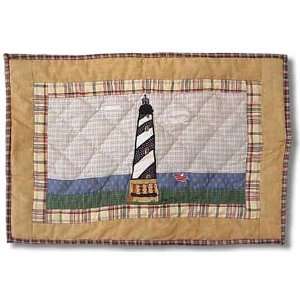   Magic 19 Inch by 13 Inch Lighthouse By Bay Place Mat: Home & Kitchen
