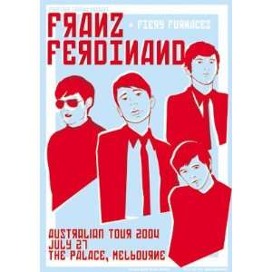 Franz Ferdinand   Melbourne Australia 2004   20x14 inches   Concert 