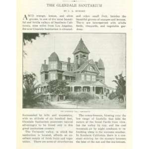  1905 Glendale Sanitarium Los Angeles California 