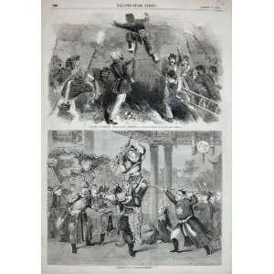  1858 Canton Major Luard French Soldier Chinese Theatre 