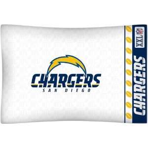 San Diego Chargers Standard Pillowcase Bedding  Sports 