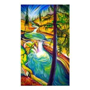  Twin Falls Banff Alberta Giclee Poster Print by Timothy 
