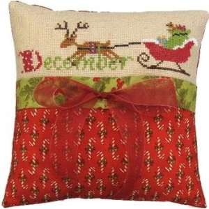    December Delivery Pillow   Cross Stitch Kit