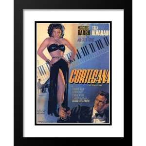   Matted 25x29 Classic Mexican Movie   Courtesana With