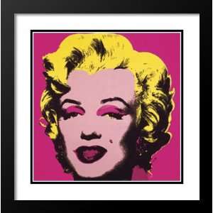 Andy Warhol Framed and Double Matted Pop Art 23x20 Marilyn Monroe 