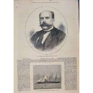   Portrait Castelar Spain Yacht Deerhound Civil War 1873: Home & Kitchen