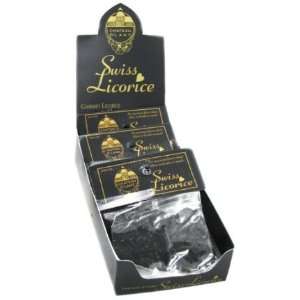 Swiss Licorice Hard Buttons, 8 count display box  Grocery 