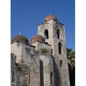 Arab Domes, San Giovanni Degli Ermiti Church, Palermo, Sicily, Italy 