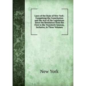  Laws of the State of New York Comprising the Constitution 