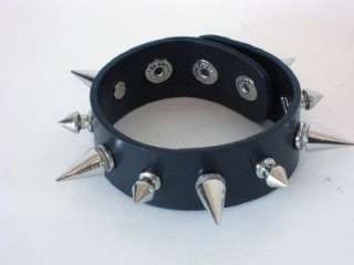 NEW SPIKED WRISTBAND GOTHIC BURLESQUE PUNK DEATHROCK  