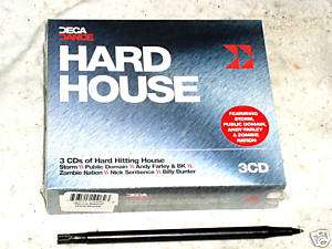 DECA DANCE HARD HOUSE 3 CD BOX STORM PUBLIC ZOMBIE ANDY  