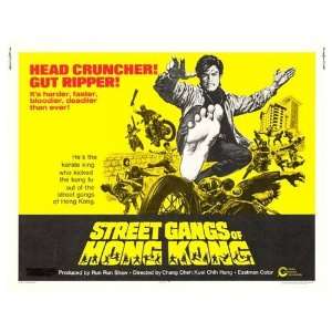 Street Gangs Of Hong Kong Original Movie Poster, 28 x 22 (1974 