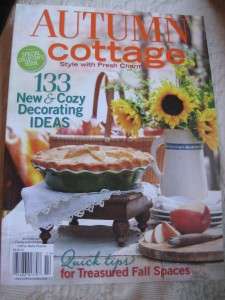 New Autumn Cottage 2011 Home Decorating Magazine  